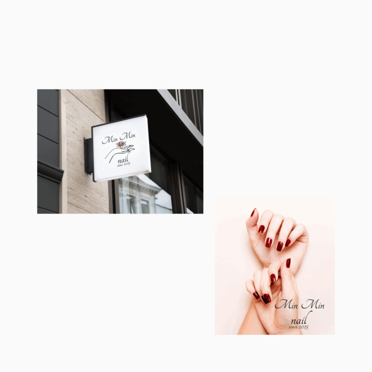 ネイルサロンロゴ制作